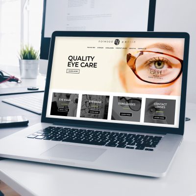 Norwood Perrin Opticians Website Design